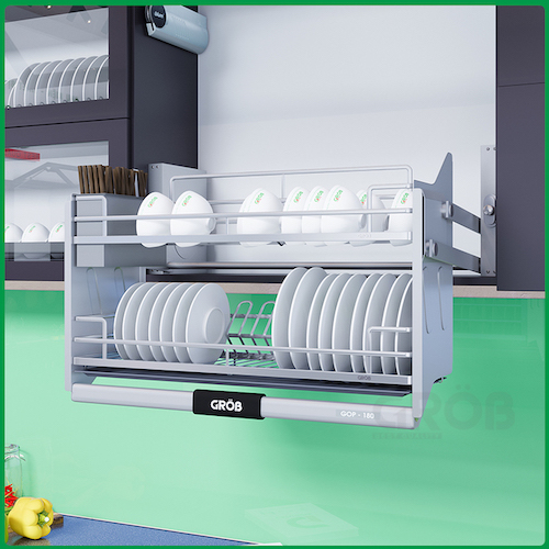 Gía bát nâng hạ nan Oval phủ nano Grob GOP-190