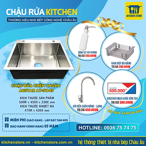 Chậu rửa chén Austar AU-5045