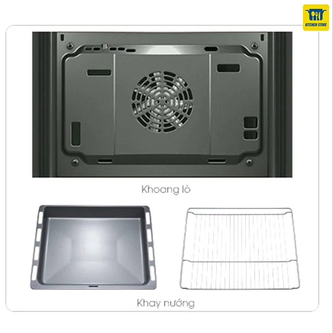 cấu tạo lò nướng Canzy 608TP