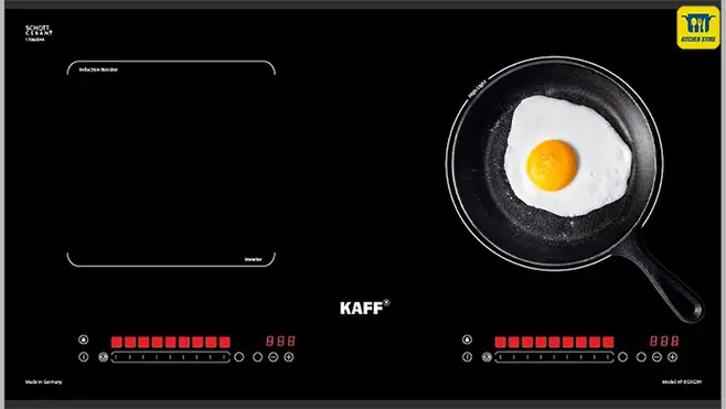 Bếp từ hồng ngoại âm 2 vùng nấu Kaff KF-EG902IH