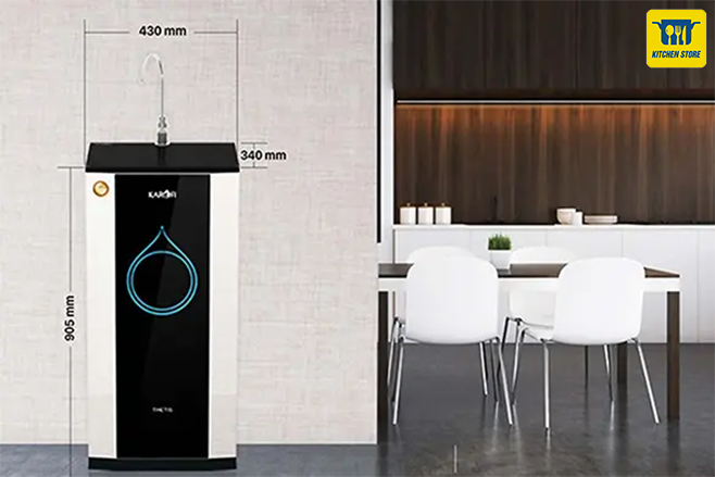 Kích thước máy nhỏ gọn và tinh tế phù hợp với mọi loại không gian.