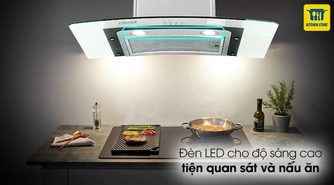 Máy hút mùi áp tường Kocher K-228T (70cm)