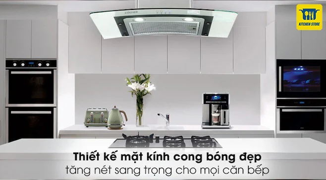 máy hút mùi thiết kế áp tường Kocher K-228T dòng 70cm
